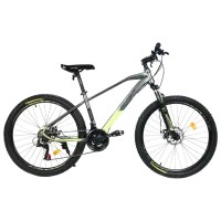 Велосипед Azimut Gemini 29" 19" Сталь/ Серый Синий