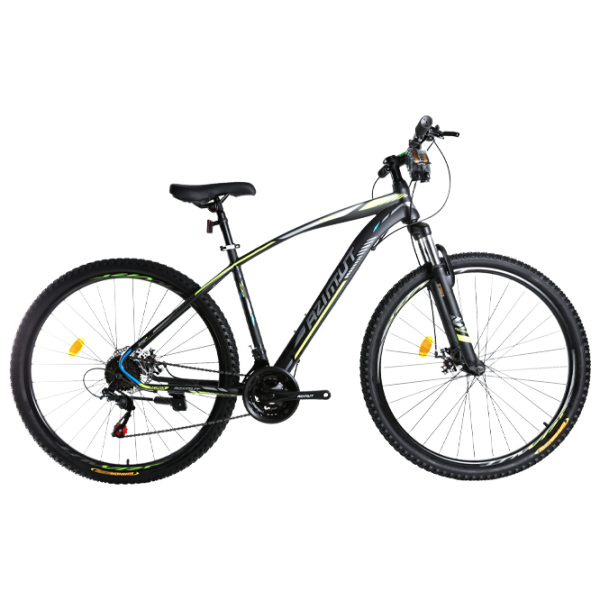 Bicicletă Azimut Nevada 29" 19" Oțel/ Black Green photo 1 Bicicletă Azimut Nevada 29" 19" Oțel/ Black Green photo 1