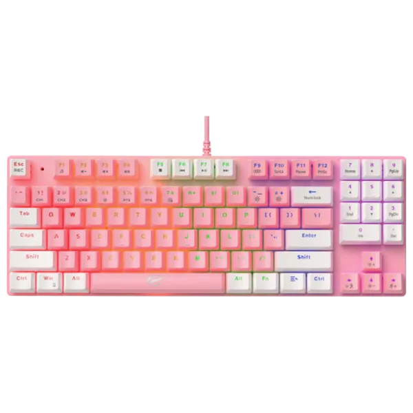 Клавиатура Havit KB512L Проводная/ Розовый photo 1