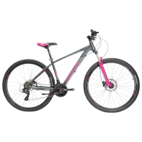 Велосипед Crosser 075 26" 15.5" Алюминий/ Черный Розовый