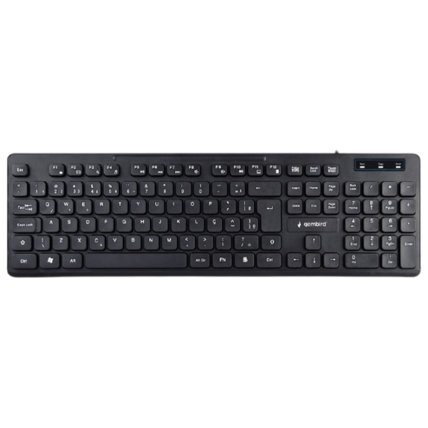 Tastatură Gembird KB-MCH-04 Cu fir/ Black photo 1