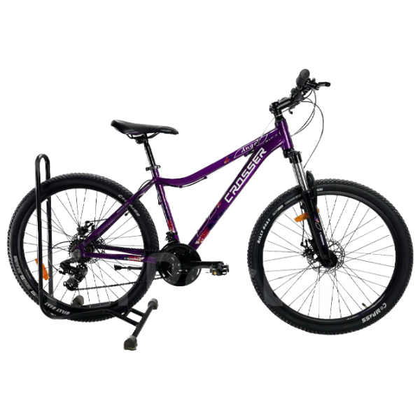 Bicicletă Crosser Angel 26" 15" Aluminiu/ Purple Black photo 1