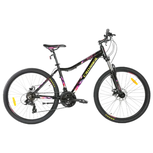 Bicicletă Crosser Angel 24" 13" Aluminiu/ Black Pink photo 1
