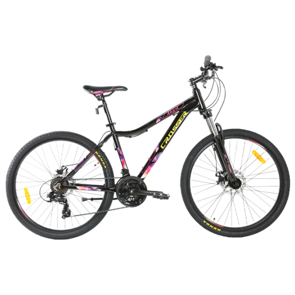 Bicicletă Crosser Angel 24" 13" Aluminiu/ Black Pink photo 1