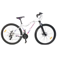 Велосипед Crosser Angel 24" 13" Алюминий/ Белый Розовый