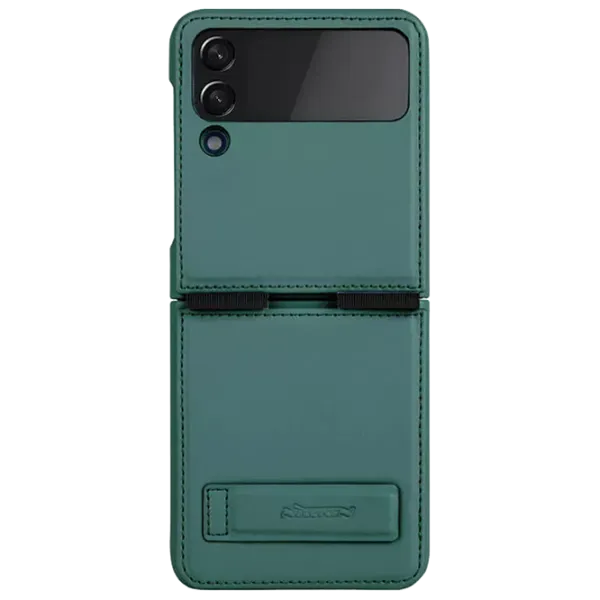 Husă pentru smartphone Samsung Galaxy Z Flip 4 5G Nillkin/ Back/ Piele/ Dark Green photo 1 Husă pentru smartphone Samsung Galaxy Z Flip 4 5G Nillkin/ Back/ Piele/ Dark Green photo 1