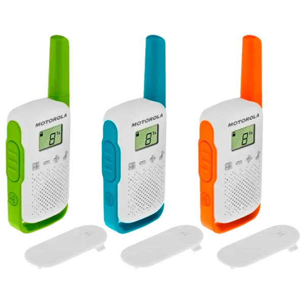 Stații Radio Motorola Talkabout T42 Triple pack  Orange, Blue, Green photo 1