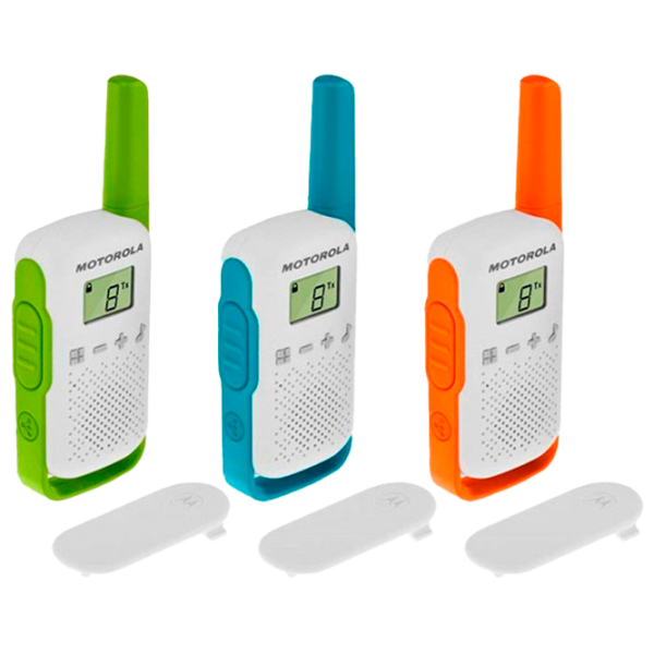 Stații Radio Motorola Talkabout T42 Triple pack  Orange, Blue, Green photo 1