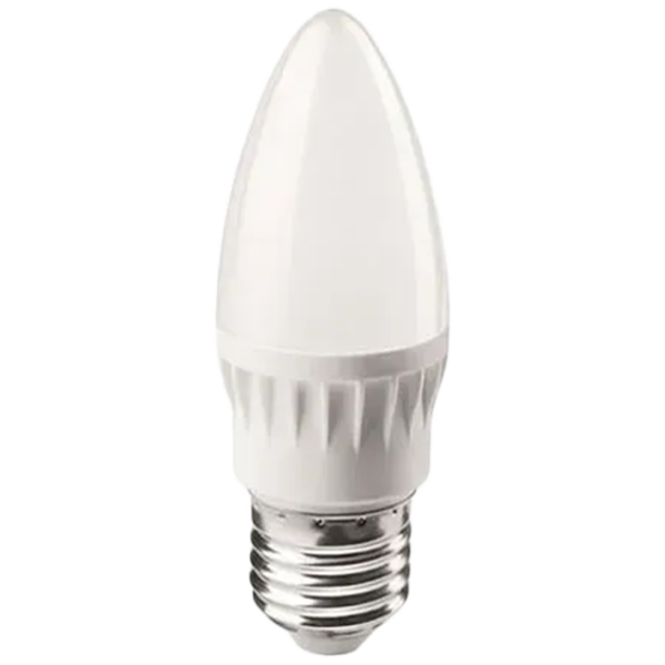Bec LED Elmos C37 LB116015640 E27/ 6 W/ 4000 K/ 470lm/ White photo 1