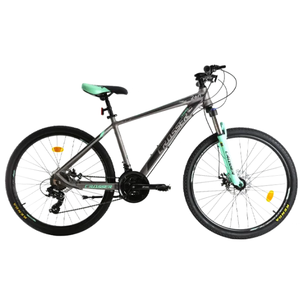 Bicicletă Crosser SOLO 29" 19" Aluminiu/ Gray Green photo 1