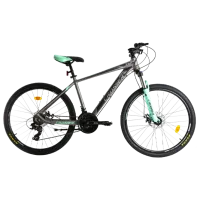 Велосипед Crosser SOLO 29" 19" Алюминий/ Серый Зелёный