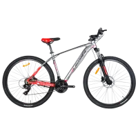 Велосипед Crosser X880 29" 19" Алюминий/ Красный Серый