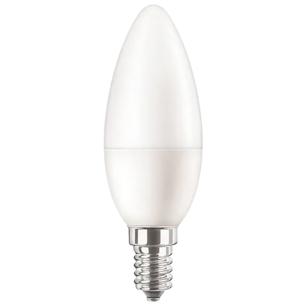 Лампочка светодиодная Philips CorePro LED candle 929002972702 E14/ 7 Вт/ 4000 K/ 806лм/ White photo 1