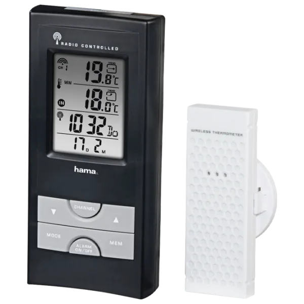 Stație meteorologică Hama EWS-165 Black photo 1