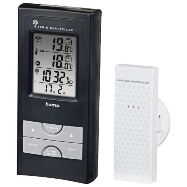 Stație meteorologică Hama EWS-165 Black photo 1