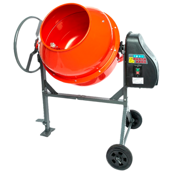 Бетономешалка ALMAZ HCM550 160 л 1000 Вт/ Оранжевый photo 1