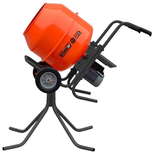 Бетономешалка Technoworker ECM180L 180 л 1200 Вт/ Оранжевый photo 1