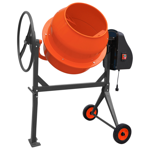 Бетономешалка Technoworker PCM140L 140 л 800 Вт/ Оранжевый photo 1