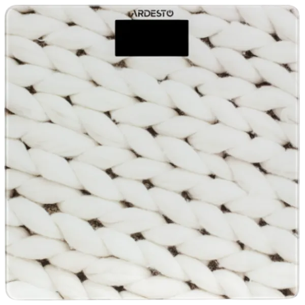 Cântar de podea Ardesto SCB-965KNIT 150 kg/ White photo 1