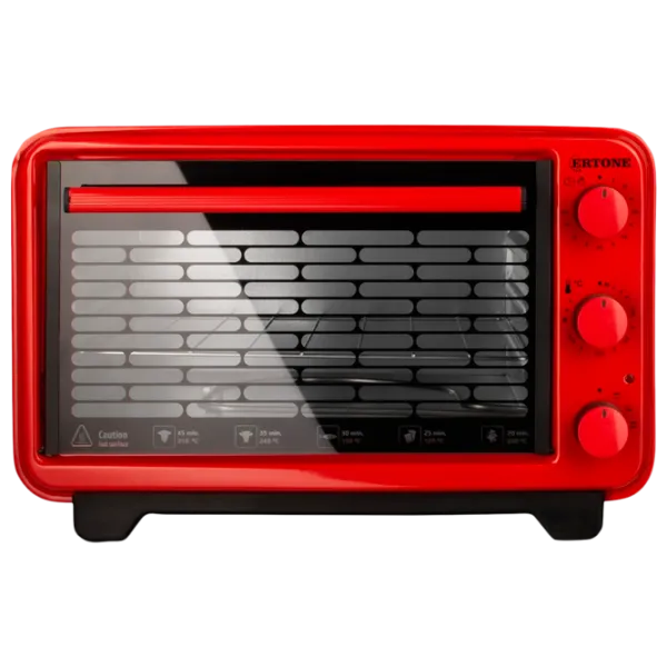 Cuptor electric Ertone ERT-MN9060RS 36 l / 1420 W / Red photo 1 Cuptor electric Ertone ERT-MN9060RS 36 l / 1420 W / Red photo 1
