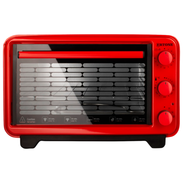 Cuptor electric Ertone ERT-MN9060RS 36 l / 1420 W / Red photo 1 Cuptor electric Ertone ERT-MN9060RS 36 l / 1420 W / Red photo 1