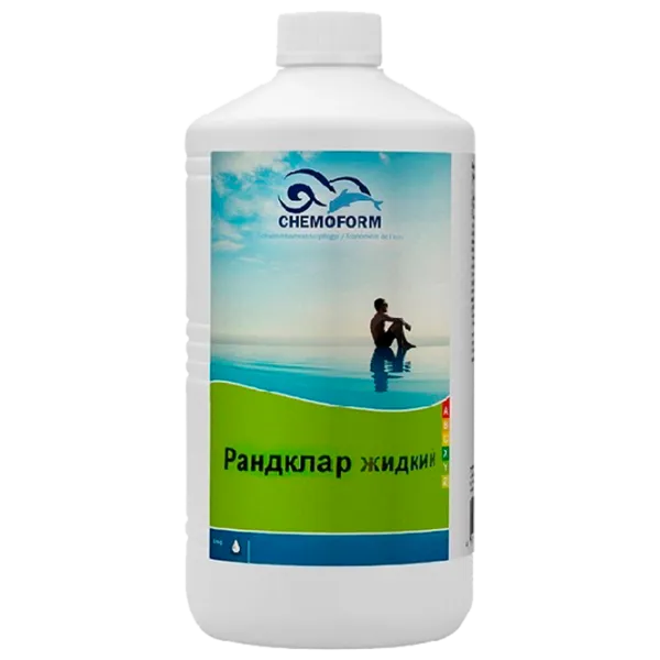Soluție Chemoform Randklar 10117 lichid/ pentru curățarea piscinei/ 1 l photo 1