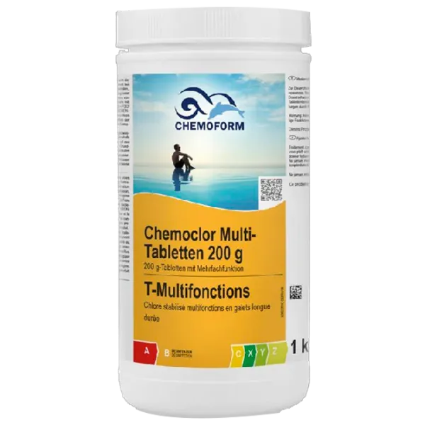 Pastile multifuncționale Chemoform 05071 comprimate/ pentru clorurare/ 200 g photo 1