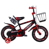 Велосипед TyBike BK-3 12" Алюминий/ Красный Черный