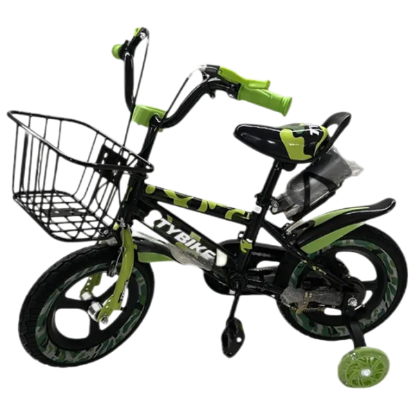 Bicicletă TyBike BK-4 14" Aluminiu/ Green Black photo 1 Bicicletă TyBike BK-4 14" Aluminiu/ Green Black photo 1