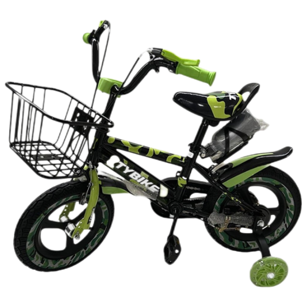 Bicicletă TyBike BK-4 14" Aluminiu/ Green Black photo 1 Bicicletă TyBike BK-4 14" Aluminiu/ Green Black photo 1