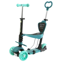 Trotinetă pentru copii cu trei roți Lorelli Draxter Plus (10390140020) 20 kg/ Mint