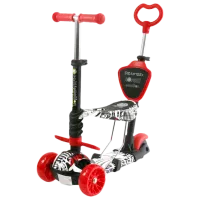 Trotinetă pentru copii cu trei roți Lorelli Draxter Plus (10390140022) 20 kg/ Black