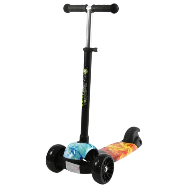 Trotinetă pentru copii cu trei roți Lorelli Draxter (10390130018) 20 kg/ Black photo 1