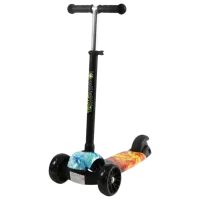 Trotinetă pentru copii cu trei roți Lorelli Draxter (10390130018) 20 kg/ Black