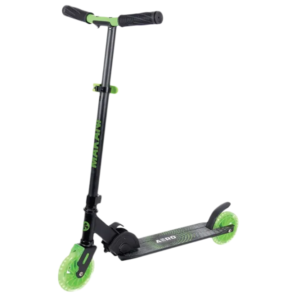 Детский двухколёсный самокат Kikka Boo Makani Aero (31006010132) 50 кг/ Зелёный photo 1