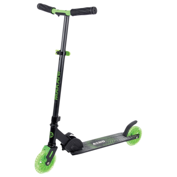 Детский двухколёсный самокат Kikka Boo Makani Aero (31006010132) 50 кг/ Зелёный photo 1