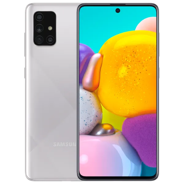 Samsung Galaxy A71 6 GB/ 128 GB/ Dual SIM/ Silver Metalic photo 1