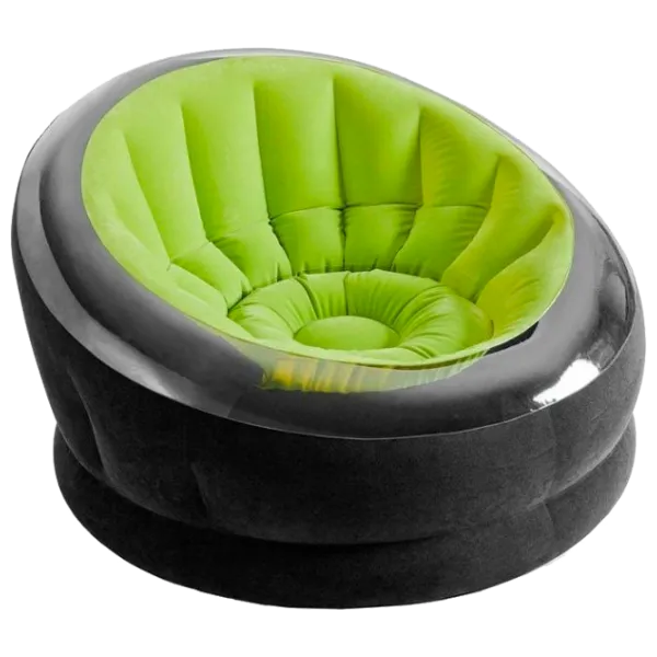 Надувное кресло Intex 68581 112см x 1090 см x 69см/ Черный photo 1