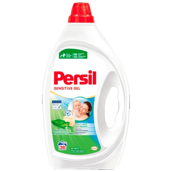 Gel de spălare Persil GEL Sensitive 1.71l Număr spălări: 38 photo 1