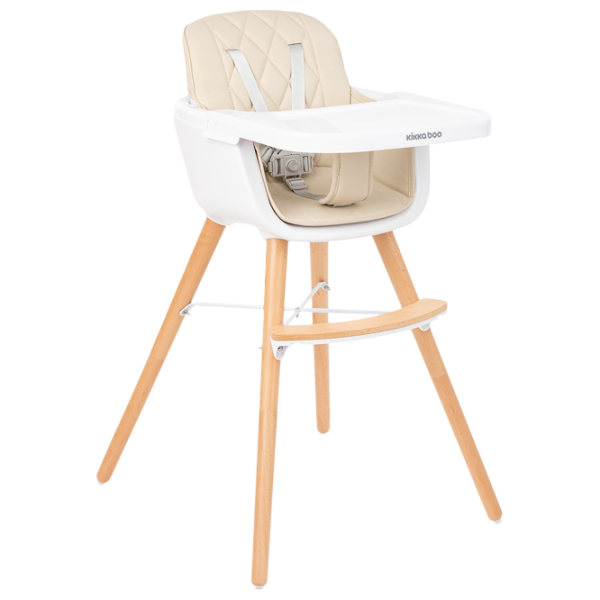 Scaun de masă Kikka Boo Woody (31004010081) Crescător/ 6 luni / Beige  photo 1