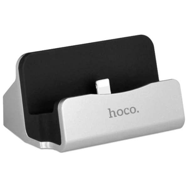 Suport pentru telefon Hoco CPH18 USB Charging Dock Silver photo 1