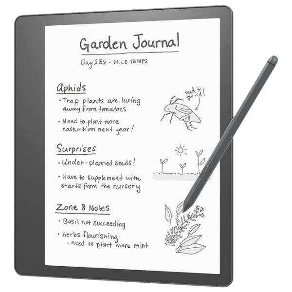 Электронная книга Kindle Scribe 2022 with Premium Pen Tungsten 10.2"/ 64 ГБ/ Черный photo 1