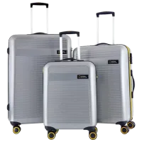 Valiză National Geographic N-2004 Set 105l/ Silver