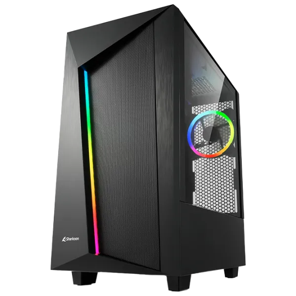 Carcasă Sharkoon REV 100 Mid Tower / Black photo 1