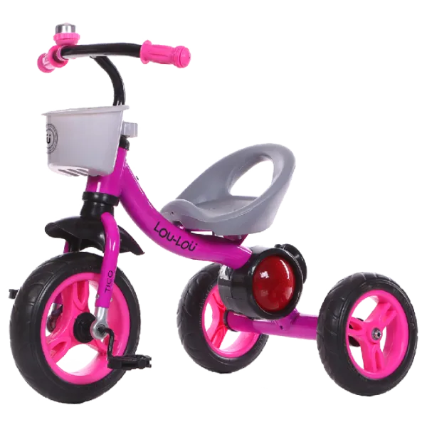 Triciclu Lou-Lou Tico 24 kg/ Pink photo 1 Triciclu Lou-Lou Tico 24 kg/ Pink photo 1