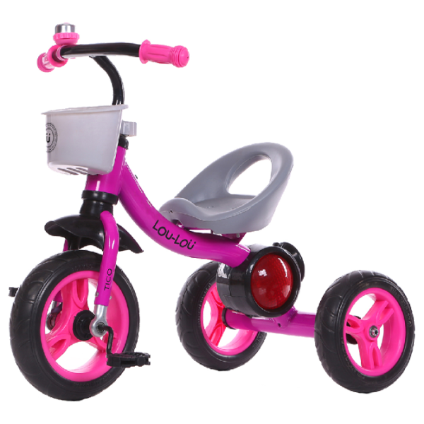 Triciclu Lou-Lou Tico 24 kg/ Pink photo 1 Triciclu Lou-Lou Tico 24 kg/ Pink photo 1