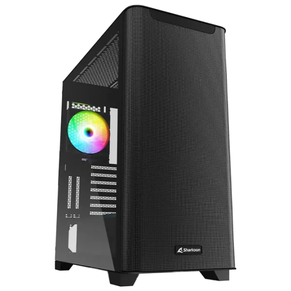 Корпус Sharkoon REV 100 Mid Tower / Черный photo 1 Корпус Sharkoon REV 100 Mid Tower / Черный photo 1