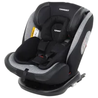 Детское автокресло FoppaPedretti ITurn DuoFix  0 месяцев - 12 лет / 36 кг / Черный