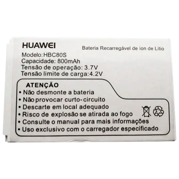 Аккумулятор для телефона Huawei U1280 AAA Class Li-Ion/ 800 мАч photo 1