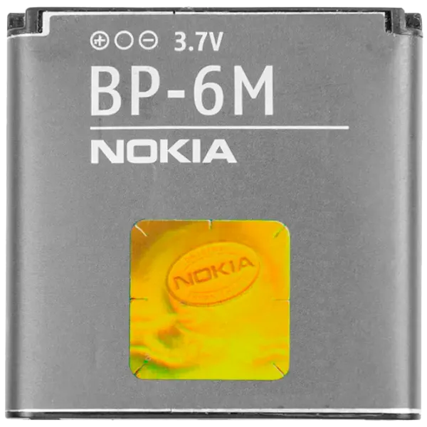 Acumulator pentru telefon Nokia BP-6M A Class Li-Ion/ 1070 mAh photo 1